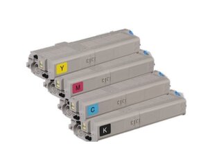 Комплект аналоговых тонеров OKI 46490605/6/7/8 (C500 Series) цена и информация | Картриджи для лазерных принтеров | pigu.lt