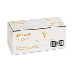 Аналоговый тонер Kyocera TK-5240 Yellow 3000 lk цена и информация | Картриджи для лазерных принтеров | pigu.lt