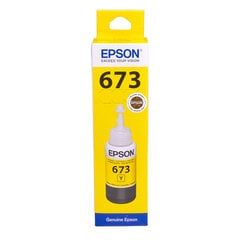 Оригинальные чернила Epson T6734 70ml Yellow цена и информация | Картриджи для струйных принтеров | pigu.lt