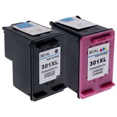 Набор аналоговых чернил HP 301XL Black + HP 301XL TriColor цена и информация | Картриджи для струйных принтеров | pigu.lt