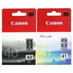 Canon PG-40 juoda + CL-41 Tricolor kaina ir informacija | Kasetės rašaliniams spausdintuvams | pigu.lt