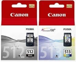 Canon PG-512 Black ir CL-513 Tricolor kaina ir informacija | Kasetės rašaliniams spausdintuvams | pigu.lt