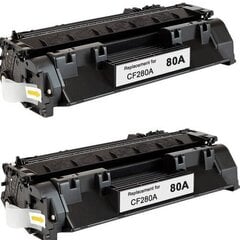 Аналоговый тонер HP 80A (CF280A) 2-Pack цена и информация | Картриджи для лазерных принтеров | pigu.lt