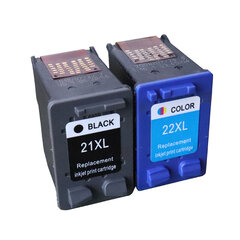 Hp 21XL Black ir Hp 22XL Color kaina ir informacija | Kasetės rašaliniams spausdintuvams | pigu.lt