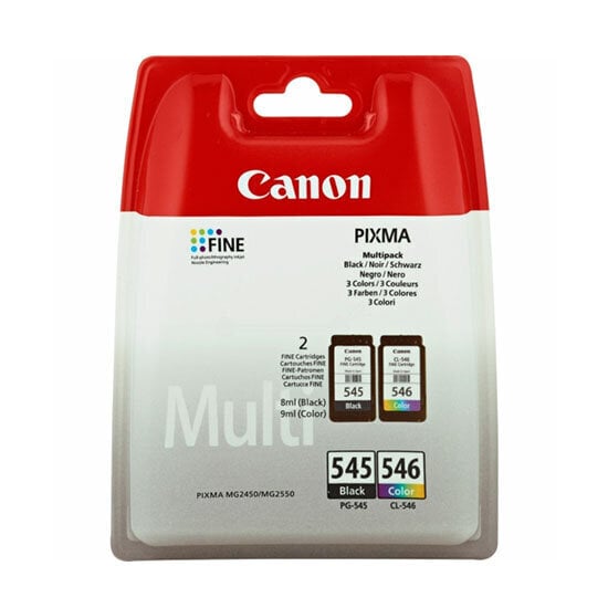 Canon PG-545XL, CL-546XL Multipack kaina ir informacija | Kasetės rašaliniams spausdintuvams | pigu.lt