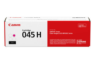 Оригинальный тонер Canon 045H Magenta 2200 lk цена и информация | Картриджи для лазерных принтеров | pigu.lt