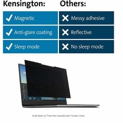 Monitoriaus privatumo filtras Kensington K58353WW kaina ir informacija | Kompiuterių aušinimo ir kiti priedai | pigu.lt