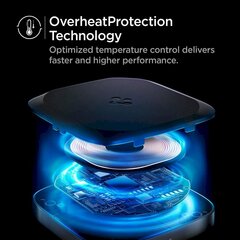 Зарядное устройство SPIGEN PF2004 POWERARC WIRELESS CHARGER 15Вт, черное цена и информация | Зарядные устройства для телефонов | pigu.lt