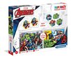 Clementoni supercolor dėlionė + domino The Avengers 2x30 pcs kaina ir informacija | Dėlionės (puzzle) | pigu.lt