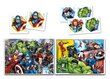 Clementoni supercolor dėlionė + domino The Avengers 2x30 pcs kaina ir informacija | Dėlionės (puzzle) | pigu.lt