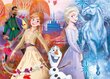 Dėlionė Clementoni Supercolor + domino Frozen 2, 2x30 vnt. цена и информация | Dėlionės (puzzle) | pigu.lt