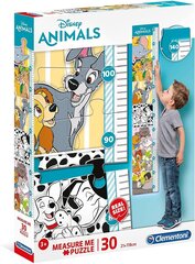 Dėlionė Clementoni - ūgio matuoklė Disney Animal, 30 vnt. kaina ir informacija | Lavinamieji žaislai | pigu.lt