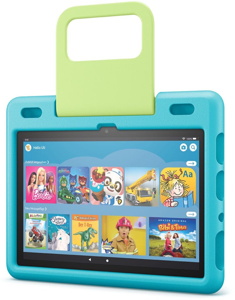 Amazon Fire HD10 Kids (2021), 32 GB, WiFi, Aquamarine kaina ir informacija | Planšetiniai kompiuteriai | pigu.lt