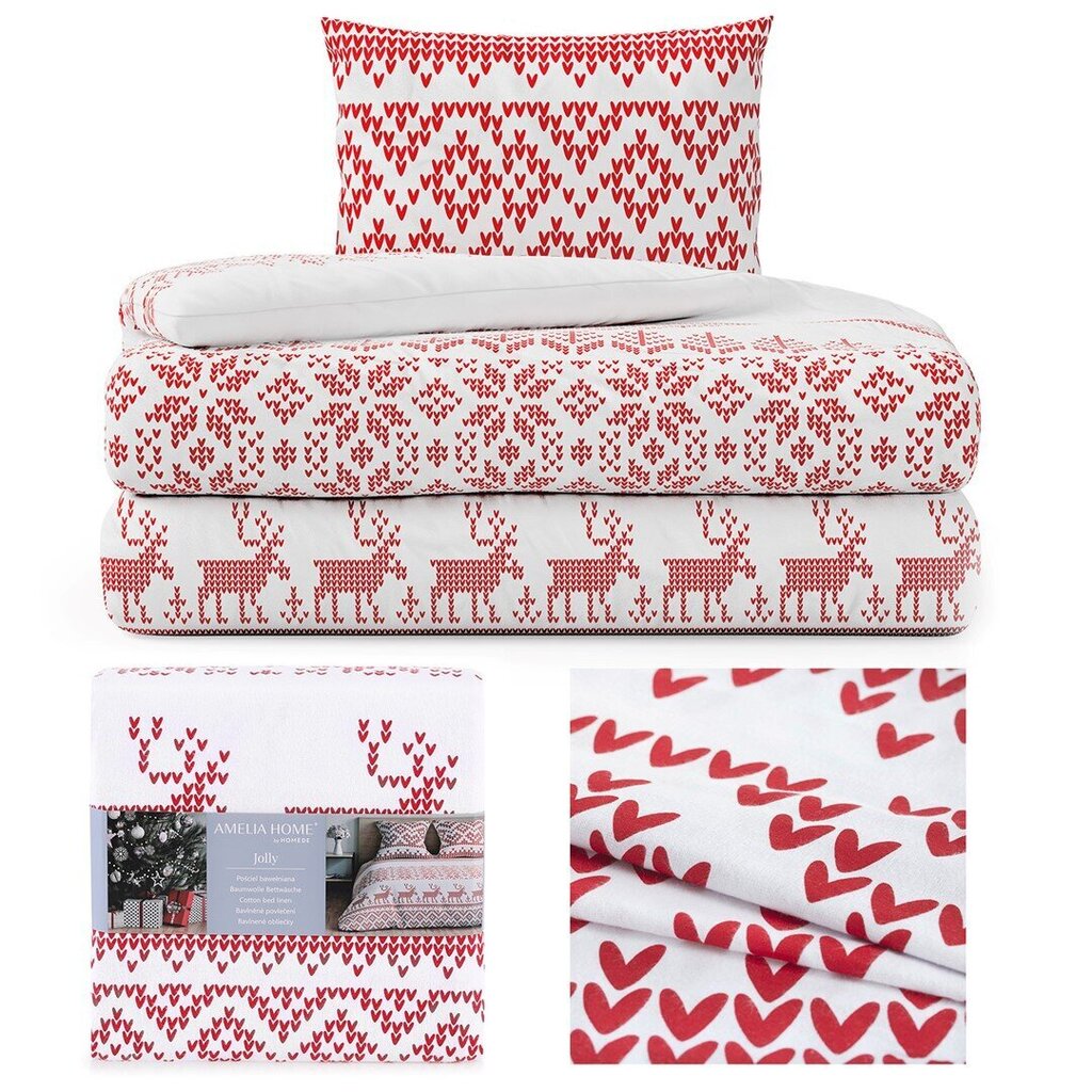 AmeliaHome patalynės komplektas Snuggy Jolly 155x220, 2 dalių цена и информация | Patalynės komplektai | pigu.lt