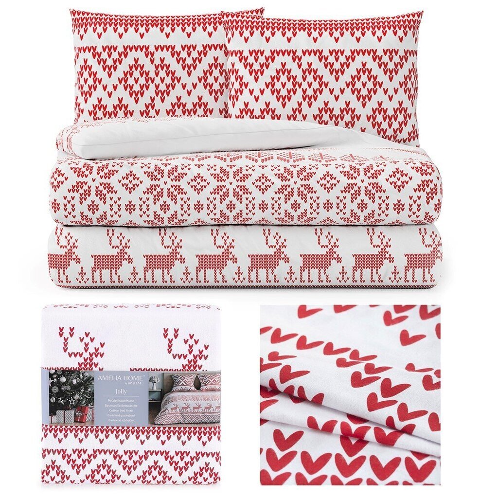 AmeliaHome patalynės komplektas Snuggy Jolly, 200x200, 3 dalių kaina ir informacija | Patalynės komplektai | pigu.lt