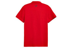 Marškinėliai vyrams 4F NOSH4 TSM355, raudoni kaina ir informacija | Vyriški marškinėliai | pigu.lt