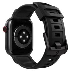 Spigen Rugged Band, Apple Watch 2/3/4/5/6/SE (38/40 mm) matte black цена и информация | Аксессуары для смарт-часов и браслетов | pigu.lt