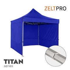 Prekybinė palapinė Zeltpro Titan, 3x3, mėlyna цена и информация | Палатки | pigu.lt