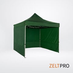 Prekybinė palapinė Zeltpro Titan, 3x3m, žalia kaina ir informacija | Palapinės | pigu.lt