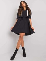 Женское черное Платье с принтом цена и информация | Платья | pigu.lt