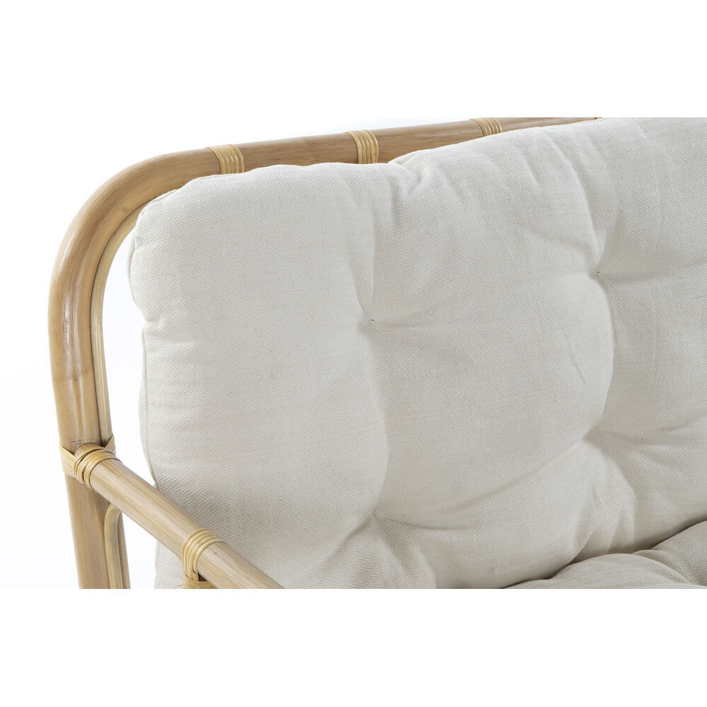 Fotelis DKD Home Decor, 76x72x80 cm, rudas kaina ir informacija | Lauko kėdės, foteliai, pufai | pigu.lt