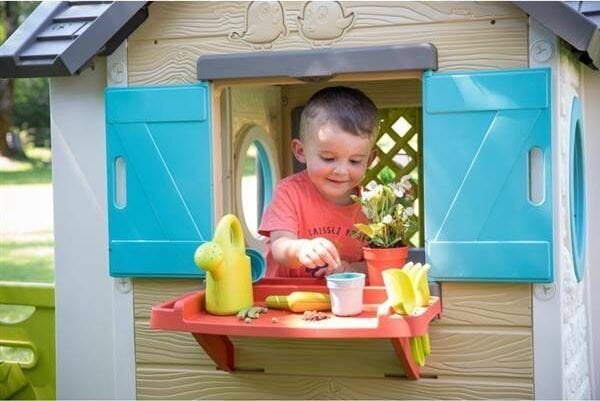 Vaikiškas žaidimų namelis su priedais Smoby Garden House цена и информация | Vaikų žaidimų nameliai | pigu.lt