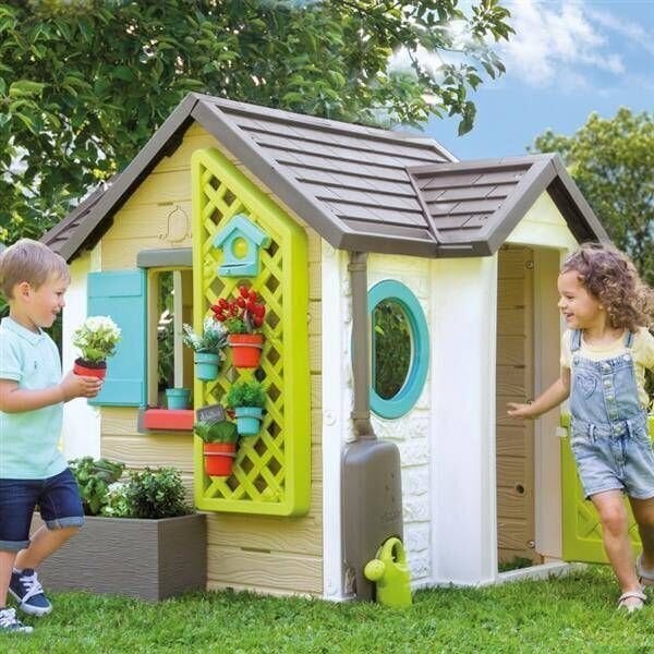 Vaikiškas žaidimų namelis su priedais Smoby Garden House цена и информация | Vaikų žaidimų nameliai | pigu.lt