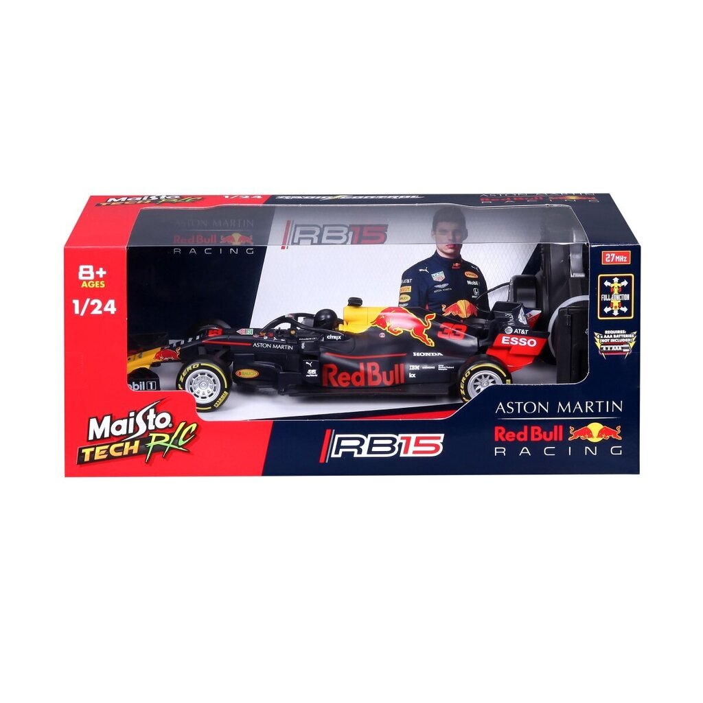 Radijo bangomis valdomas automodelis Maisto Tech RC 1:24 F1 Red Bull RB15, 582351 kaina ir informacija | Žaislai berniukams | pigu.lt