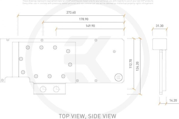 EK Water Blocks 3831109843567 kaina ir informacija | Aušinimas vandeniu - aksesuarai | pigu.lt