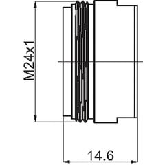 Aeratorius M24x1 Spider Q13, 636705 RUBINETA kaina ir informacija | Maišytuvų ir dušų priedai | pigu.lt