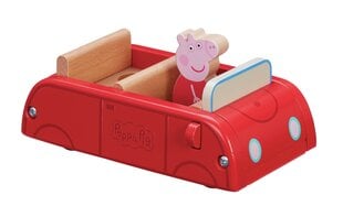 Medinis automobilis Kiaulytė Pepa (Peppa Pig) kaina ir informacija | Žaislai kūdikiams | pigu.lt