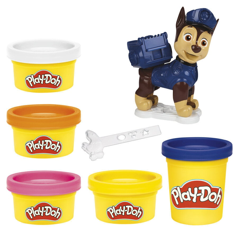 Plastilino rinkinys Play-Doh Paw Patrol Chase (Šunyčiai Patruliai) kaina ir informacija | Piešimo, tapybos, lipdymo reikmenys | pigu.lt