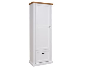 Шкаф для прихожей ADRK Furniture GAL PO6, белый/коричневый цена и информация | Шкафы в прихожую | pigu.lt