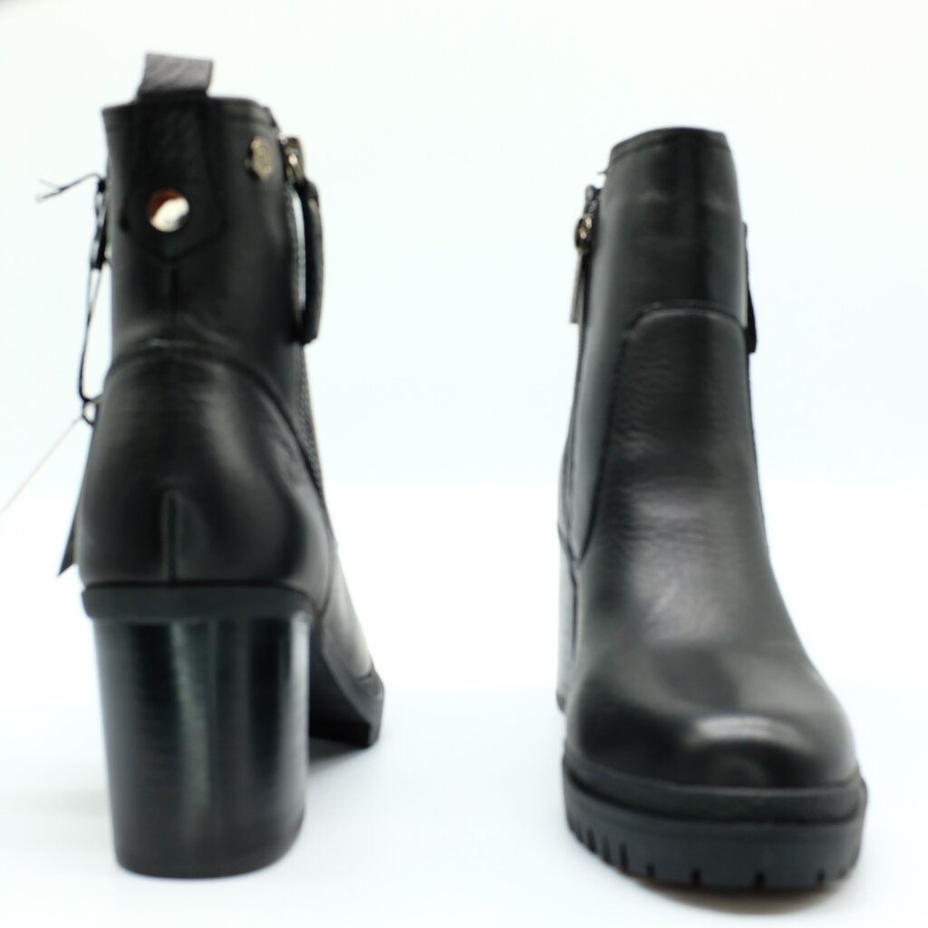 Aukštakulniai aulinukai moterims Caprice 421090096, juodi цена и информация | Aulinukai, ilgaauliai batai moterims | pigu.lt