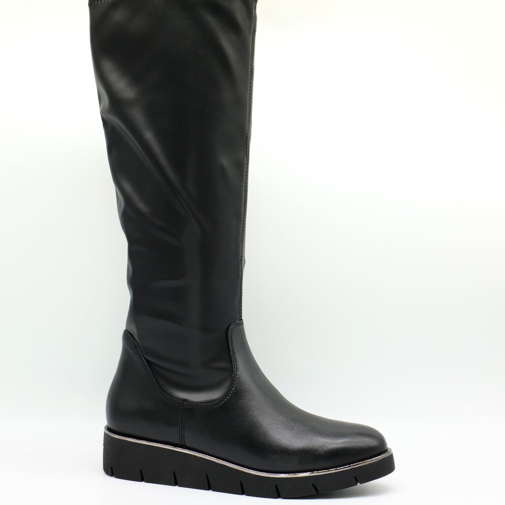 Ilgaauliai batai moterims Caprice 42107325, juodi kaina ir informacija | Aulinukai, ilgaauliai batai moterims | pigu.lt