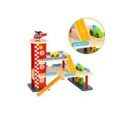 Garažas su trasa ir automobiliais Tooky Toy kaina ir informacija | Žaislai berniukams | pigu.lt