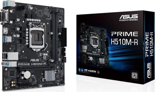 Asus PRIME H510M-R-SI цена и информация | Pagrindinės plokštės | pigu.lt