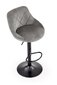 2-jų baro kėdžių komplektas Halmar H101, pilkas цена и информация | Virtuvės ir valgomojo kėdės | pigu.lt