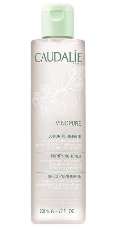 Veido tonikas Caudalie Vinopure, 200 ml цена и информация | Veido prausikliai, valikliai | pigu.lt