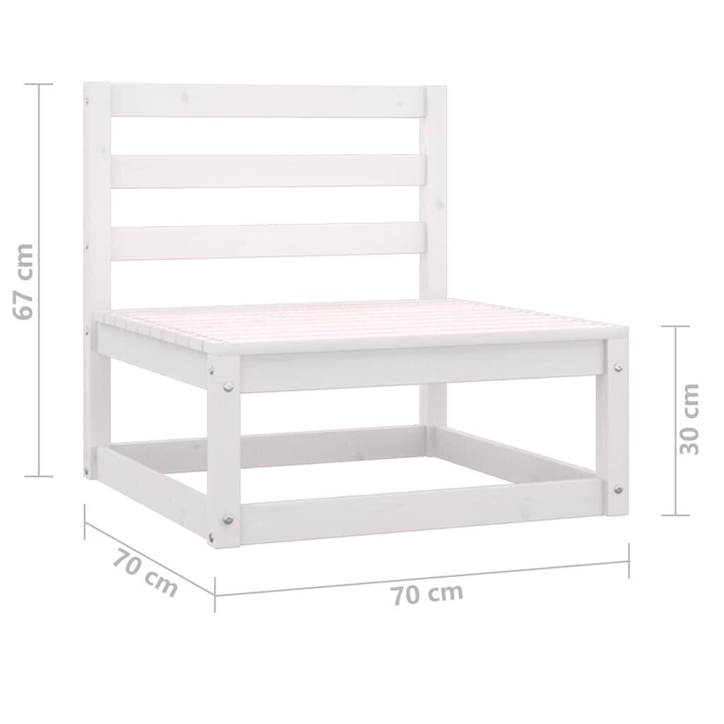 Sodo baldų komplektas su pagalvėlėmis, 11 dalių kaina ir informacija | Lauko baldų komplektai | pigu.lt