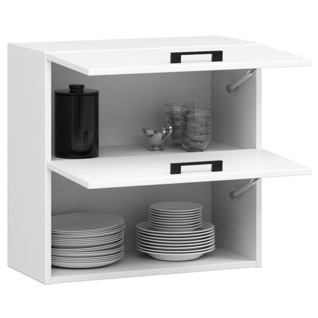 Pakabinama virtuvinė spintelė NORE Oliwia 60, balta kaina ir informacija | Virtuvinės spintelės | pigu.lt