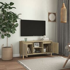 TV spintelė, 103,5x35x50 cm, ruda цена и информация |  Тумбы под телевизор | pigu.lt