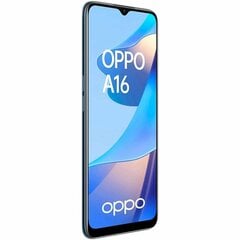 Oppo A16 6,52" MediaTek Helio G35 4 GB RAM 64 GB Blue цена и информация | Мобильные телефоны | pigu.lt