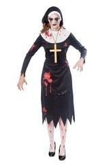 Vienuolės zombės kostiumas, 3 dalių kaina ir informacija | Karnavaliniai kostiumai | pigu.lt