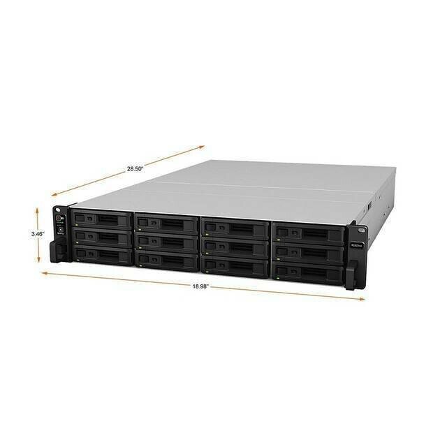 SYNOLOGY RS3621xs+ 12-bay NAS-Rack kaina ir informacija | Išoriniai kietieji diskai (SSD, HDD) | pigu.lt