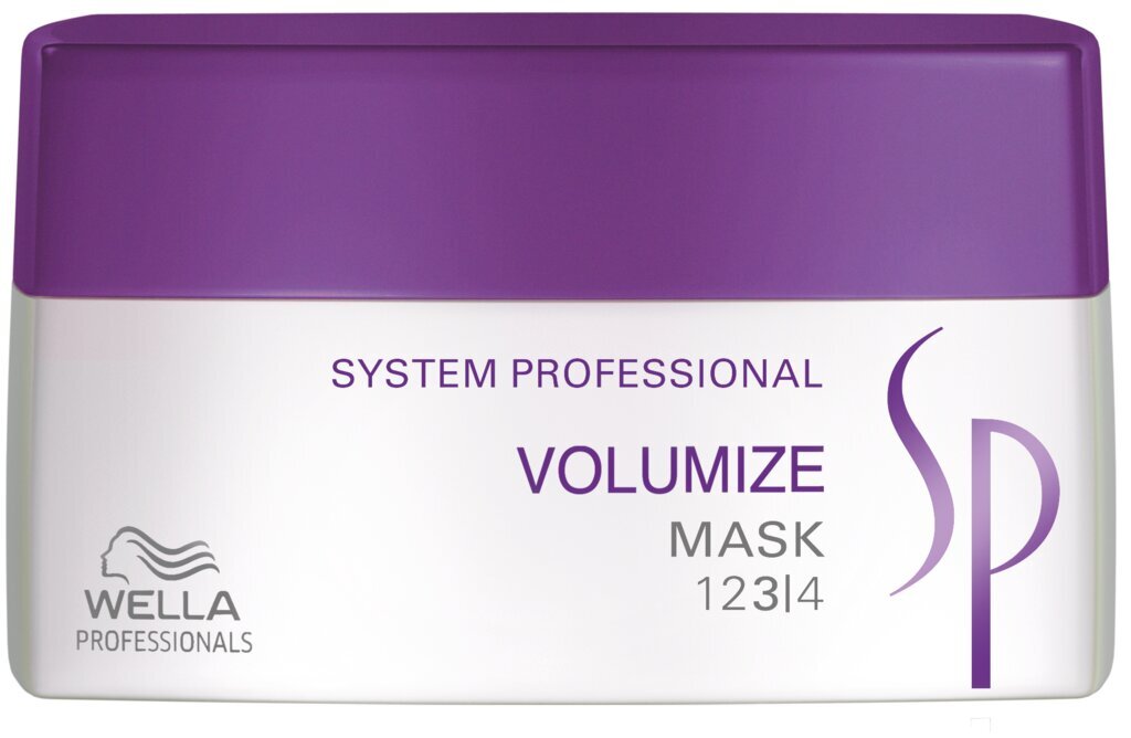 Apimties suteikianti plaukų kaukė Wella Professionals SP Volumize, 200 ml цена и информация | Priemonės plaukų stiprinimui | pigu.lt