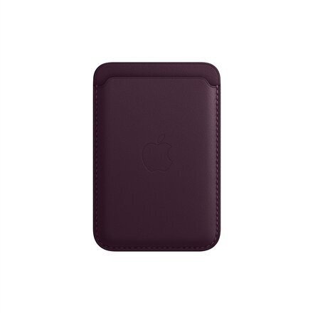 iPhone Leather Wallet with MagSafe, Dark Cherry цена и информация | Telefono dėklai | pigu.lt