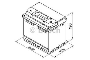 Аккумулятор Bosch 63Ah 610A S5005 цена и информация | Akumuliatoriai | pigu.lt