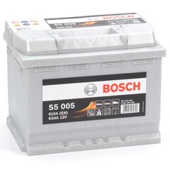 Аккумулятор Bosch 63Ah 610A S5005 цена и информация | Bosch Аккумуляторы и зарядные устройства | pigu.lt