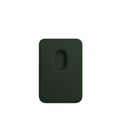 iPhone Leather Wallet with MagSafe, Sequoia Green kaina ir informacija | Telefono dėklai | pigu.lt